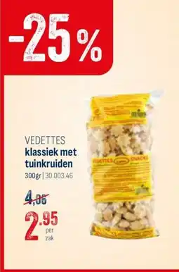 Horeca totaal Vedettes klassiek met tuinkruiden aanbieding
