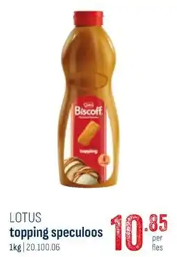 Horeca totaal Lotus topping speculoos aanbieding