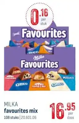 Horeca totaal Milka favourites mix aanbieding