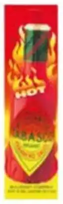 Horeca totaal TABASCO habanero / extra pikant aanbieding