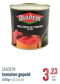 Horeca totaal Diadem tomaten gepeld aanbieding