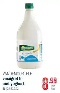 Horeca totaal Vandemoortele vinaigrette met yoghurt aanbieding
