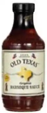 Horeca totaal Old texas bbq saus aanbieding