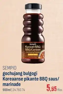 Horeca totaal Sempio gochujang bulgogi koreaanse pikante bbq saus / marinade aanbieding