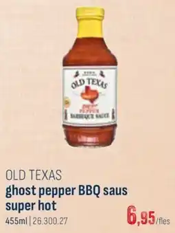 Horeca totaal Old texas ghost pepper bbq saus super hot aanbieding