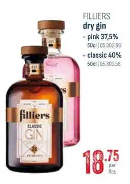 Horeca totaal Filliers dry gin aanbieding