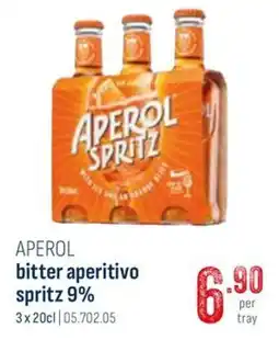 Horeca totaal Aperol bitter aperitivo spritz 9% aanbieding