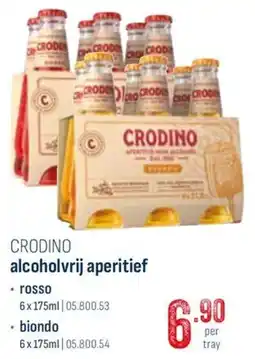 Horeca totaal Crodino alcoholvrij aperitief aanbieding