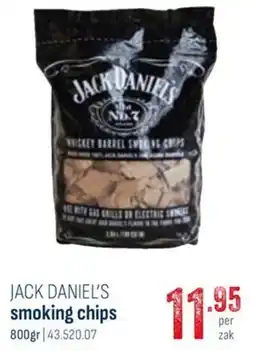Horeca totaal Jack daniel's smoking chips aanbieding
