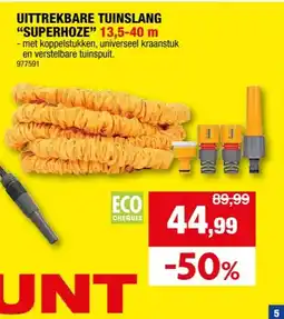 Hubo Hozelock SuperHoze uittrekbare tuinslang 13,5-40 m aanbieding