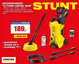 Hubo Karcher K3 Power Control Home hogedrukreiniger 1600W aanbieding