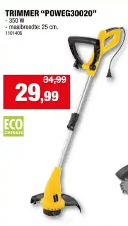 Hubo Powerplus EG POWEG30020 elektrische trimmer 350W 25cm aanbieding