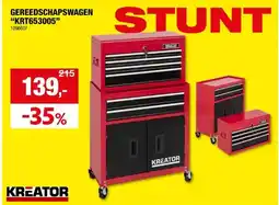 Hubo Kreator KRT653005 gereedschapswagen aanbieding