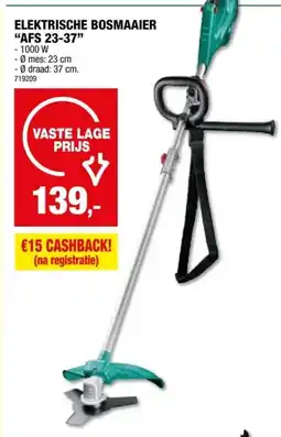 Hubo Bosch AFS 23-37 elektrische bosmaaier/trimmer 1000W aanbieding