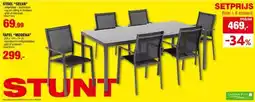 Hubo Garden Plus Modena tuintafel 200x100 cm grijs aanbieding