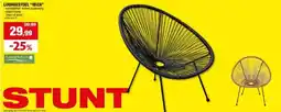Hubo Garden Plus Ibiza loungestoel bruin aanbieding