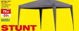 Hubo Garden Plus Easy partytent 300x300 cm grijs aanbieding
