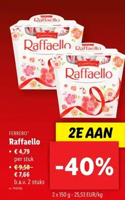 Lidl FERRERO Raffaello aanbieding
