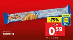 Lidl Bladerdeeg aanbieding