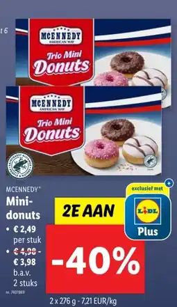 Lidl MCENNEDY Mini- donuts aanbieding