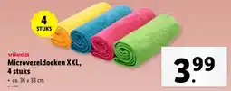 Lidl vileda Microvezeldoeken XXL, 4 stuks aanbieding