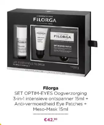 Filorga Set Optim-Eyes Oogverzorging 3-in-1 intensieve ontspanner