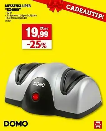 Hubo Domo elektro messenslijper bx4000 aanbieding