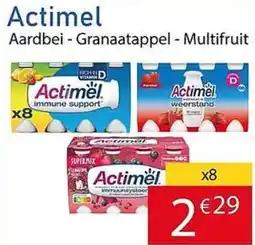 Actimel Aardbei - Granaatappel - Multifruit