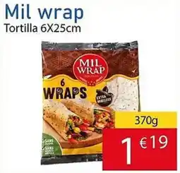 Mil wrap tortilla