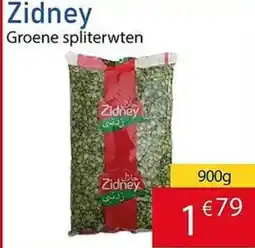 Tanger Markt Zidney Groene spliterwten aanbieding