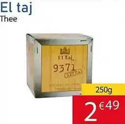 Tanger Markt El taj thee aanbieding