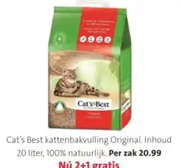 Intratuin Cat's Best kattenbakvulling Original aanbieding