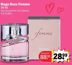 Kruidvat Hugo Boss Femme aanbieding