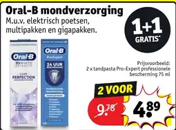 Kruidvat Oral-B mondverzorging aanbieding