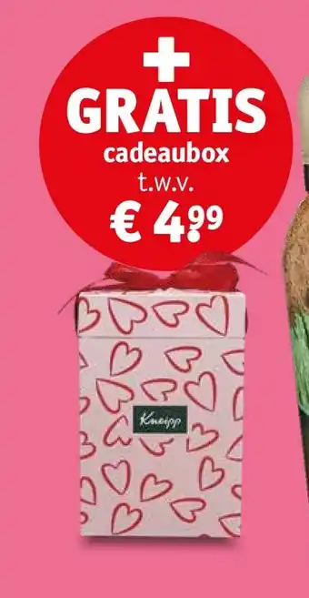 Kruidvat cadeaubox aanbieding