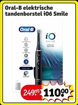 Kruidvat Oral-B elektrische tandenborstel iO6 Smile aanbieding