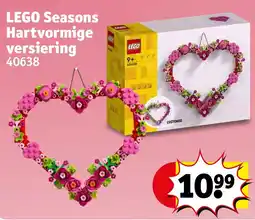 Kruidvat LEGO Seasons Hartvormige versiering aanbieding