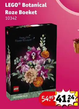 Kruidvat LEGO Botanical Roze Boeket aanbieding