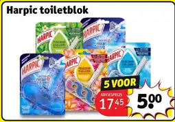 Kruidvat Harpic toiletblok aanbieding