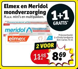 Kruidvat Elmex en Meridol mondverzorging aanbieding