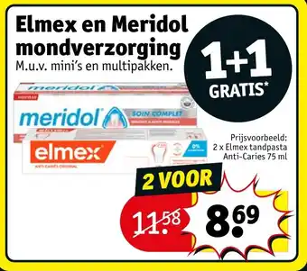 Kruidvat Elmex en Meridol mondverzorging aanbieding