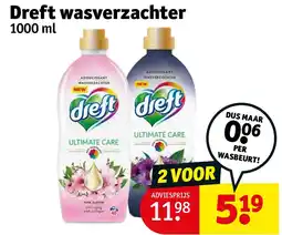 Kruidvat Dreft wasverzachter aanbieding
