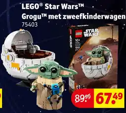 Kruidvat LEGO Star Wars Grogu met zweefkinderwagen aanbieding