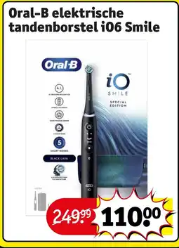 Kruidvat Oral-B elektrische tandenborstel i06 Smile aanbieding