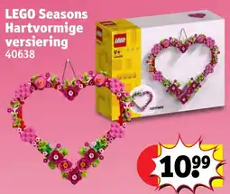 Kruidvat LEGO Seasons Hartvormige versiering 40638 aanbieding