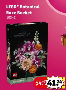Kruidvat LEGO Botanical Roze Boeket 10342 aanbieding