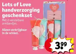 Kruidvat Lots of Love handverzorging geschenkset aanbieding