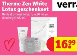 Kruidvat Therme Zen White Lotus geschenkset aanbieding
