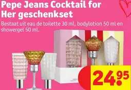 Kruidvat Pepe Jeans Cocktail for Her geschenkset aanbieding