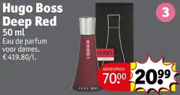 Kruidvat Hugo Boss Deep Red aanbieding
